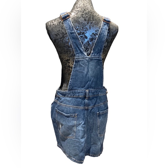 Dickies Women’s Distressed Skirt Overalls, XL - Picture 6 of 11